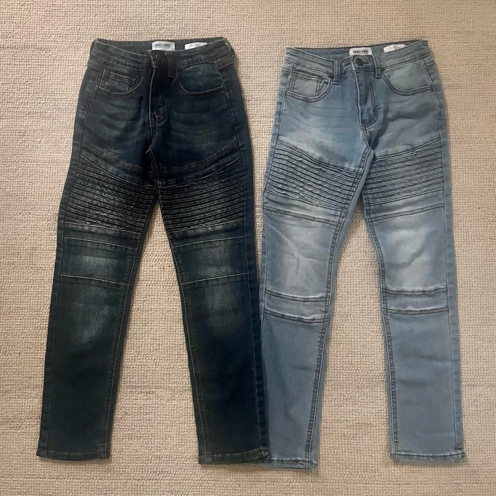 Two (2) Pairs of Boys Jeans Size 10